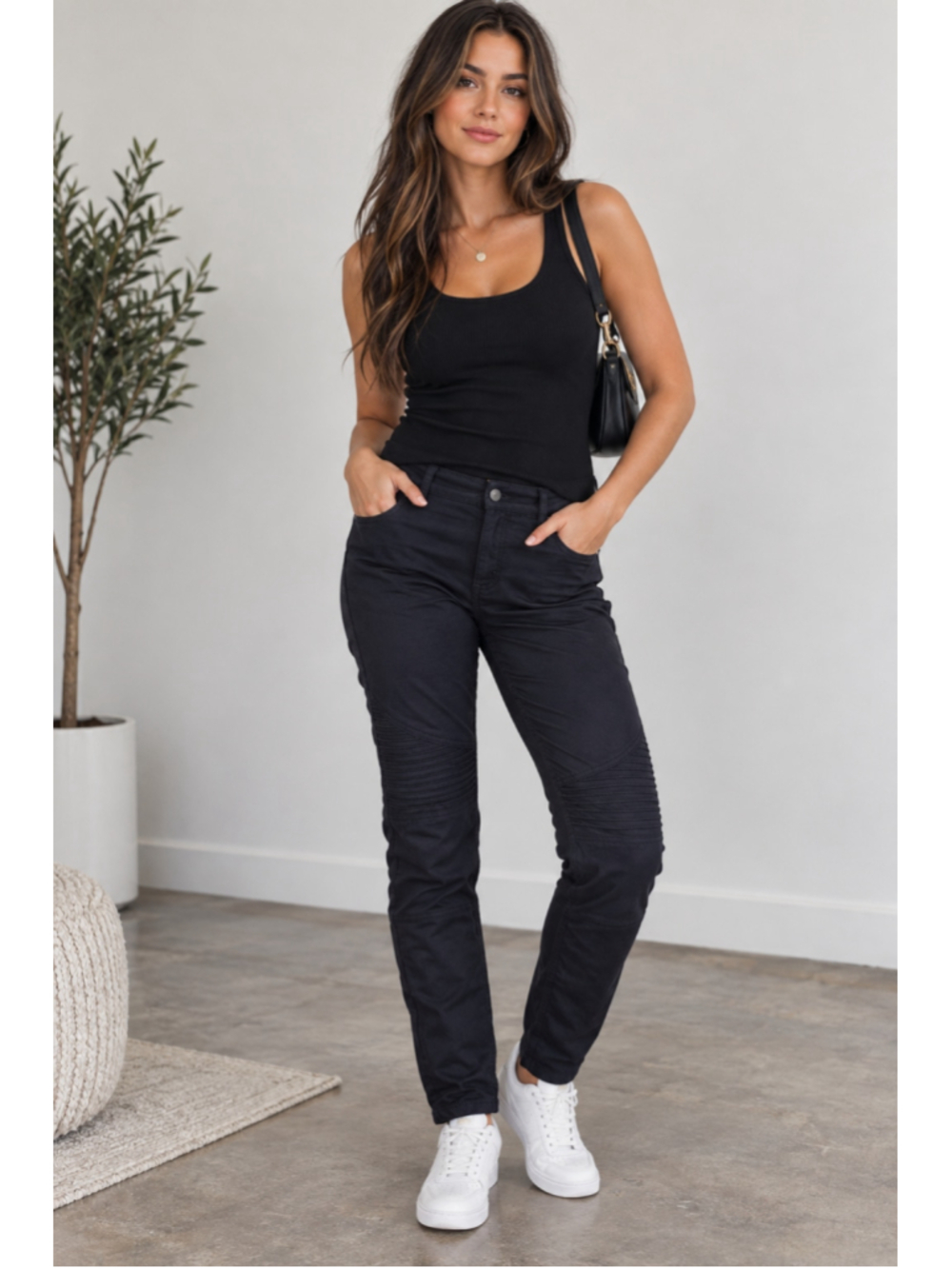Women's prAna Straight Leg Pants Size 12 Black